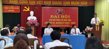 ĐẠI HỘI CHI BỘ PHỤC VỤ – ĐÀO TẠO LẦN THỨ VII, NHIỆM KỲ 2022-2025
