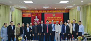 Đại hội Công đoàn bộ phận Công tác HSSV và QTQLXM,  nhiệm kỳ 2023-2028