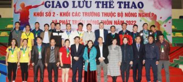 Sôi nổi giao lưu thể thao Khối thi đua số 2 – Khối các trường thuộc Bộ Nông nghiệp và Phát triển nông thôn năm 2022