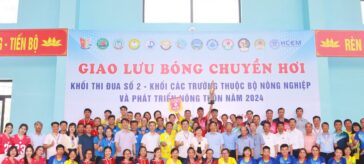 Giao lưu bóng Chuyền hơi Cán bộ, Viên chức và NLĐ khối thi đua số 2 – Khối các Trường thuộc Bộ Nông nghiệp & PTNT năm 2024
