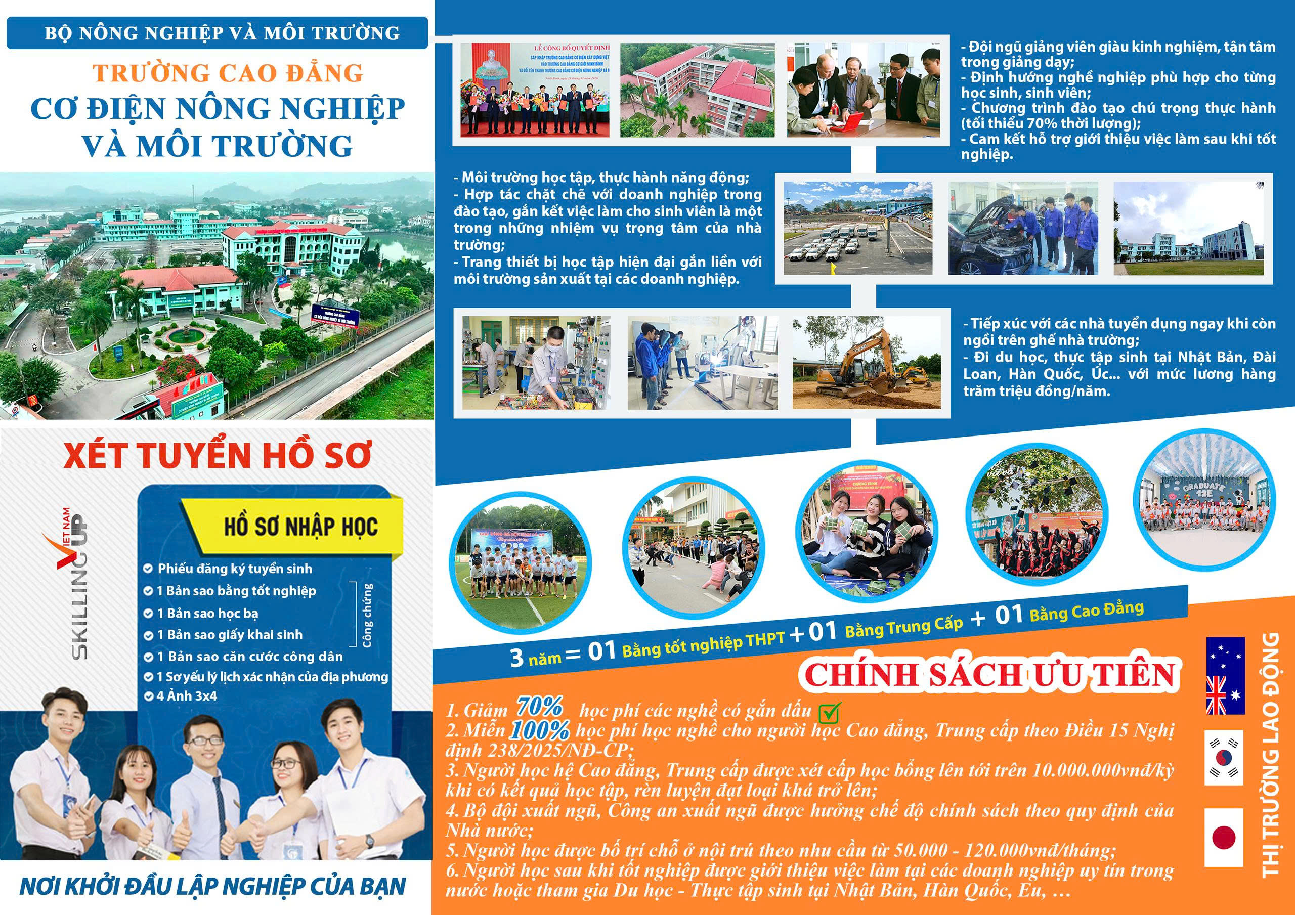 Trường CĐ Cơ điện Nông nghiệp và Môi trường